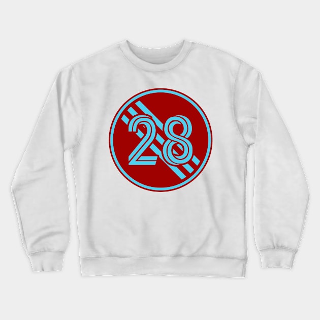 Abraham Rodriguez Number 28 Jersey Colorado Rapids Inspired Crewneck Sweatshirt by naesha stores